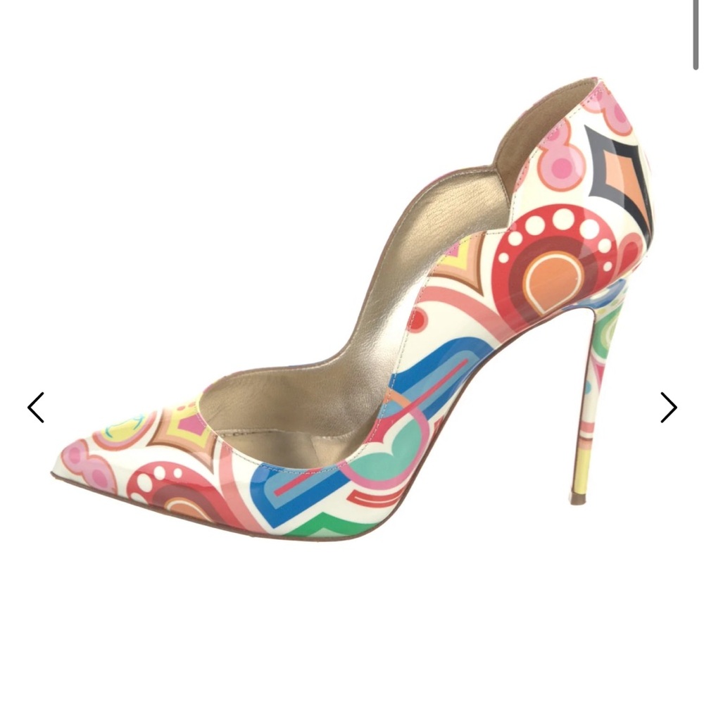 Christian Louboutin Multicolor Patterned Heels